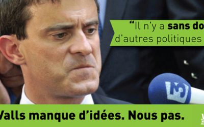 Valls 2 :  après les écologistes, le socialisme quitte le gouvernement