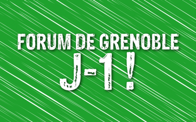 Les Jeunes Écologistes au travail au forum de Grenoble !