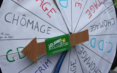 Une stagiaire pride contre la précarité des jeunes