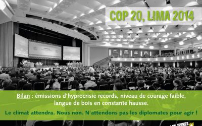 De Lima à Paris : un an pour en finir avec l&rsquo;immobilisme climatique
