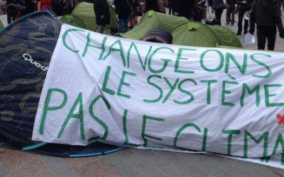 Journée mondiale du climat : les Jeunes Écologistes réclament la justice climatique !
