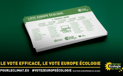 Le 26 mai : votez la liste Europe Ecologie!